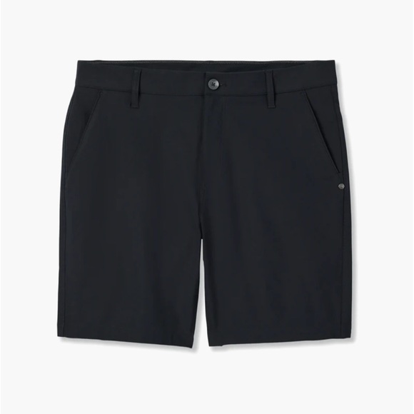 Men’s Vuori Meta Short in Black Size 28, 8” Inseam